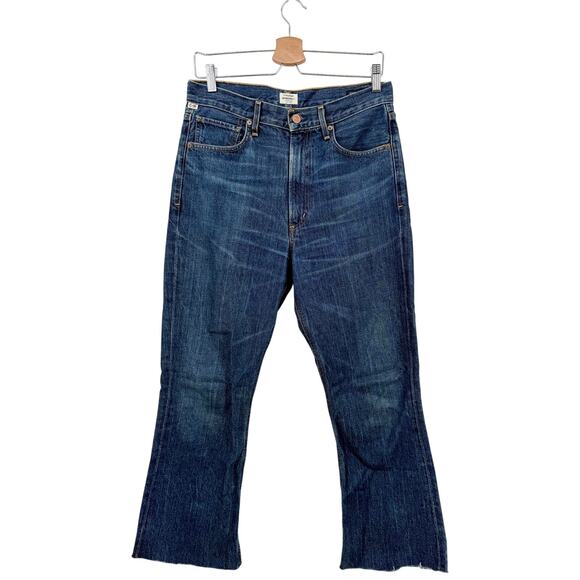Citizen‎ of Humanity Women's Blue Estella High Rise Ankle Flare Jeans Size 28 - Picture 1 of 8